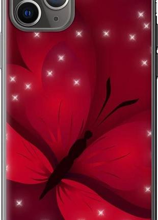 Чехол на iphone 11 pro лунная бабочка "1663u-1788-10746"