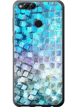 Чехол на huawei honor 7x переливающаяся чешуя "227u-1139-10746"