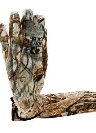 Перчатки мужские флисовые плотные осень-зима размер 11 камуфляж7 фото