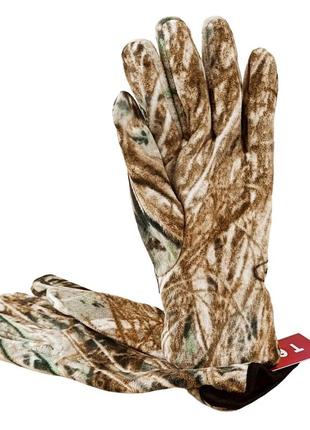 Перчатки мужские флисовые плотные осень-зима размер 11 камуфляж8 фото