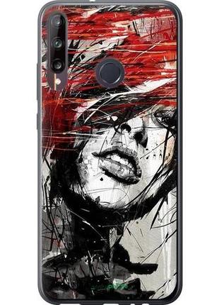 Чехол на huawei p40 lite e лицо девушки "1162u-1875-10746"