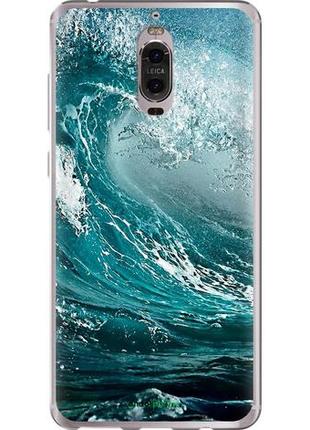 Чехол на huawei mate 9 pro морская волна "2939u-819-10746"