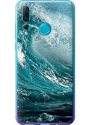 Чехол на huawei nova 4 морская волна "2939u-1632-10746"