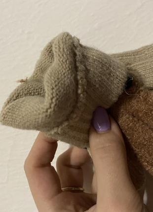 Перчатки детские осень 5-8 лет девочка 16,5х6х6,5 см