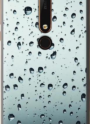 Чохол на nokia 6 2018 скло в краплях "8483-1386-10746"