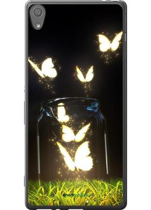 Чехол на sony xperia xa f3112 бабочки "2983u-399-10746"
