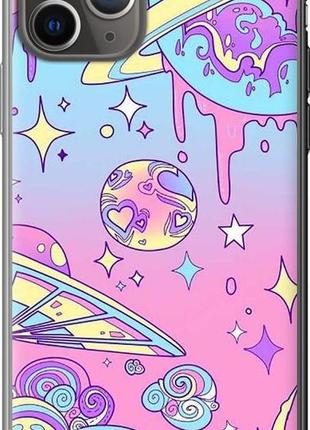 Чехол на iphone 11 pro розовая галактика "4146u-1788-10746"