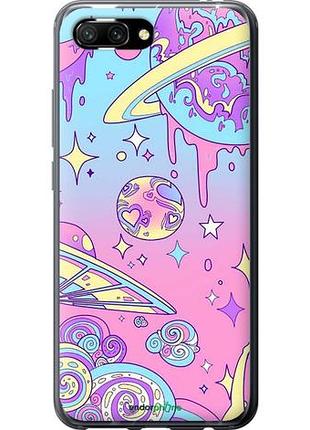 Чехол на huawei honor 10 розовая галактика "4146u-1496-10746"