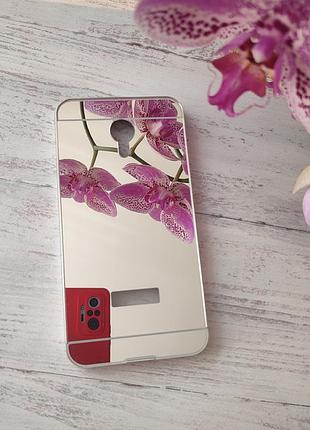 Дзеркальний чехол на телефон meizu m2 note  металевий чехол для мейзу накладка на телефон м2 ноте