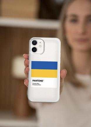 Премиум чехлы на xiaomi , meizu ,huawei , samsung , и iphone с флагом украины - pantone.