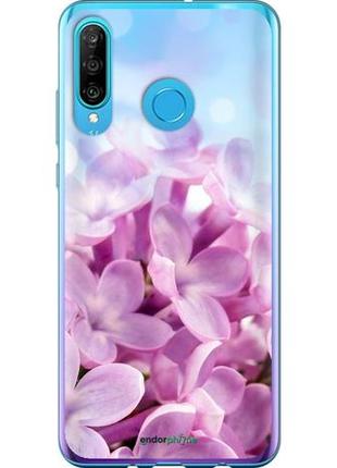 Чехол на huawei p30 lite сирень "527u-1651-10746"