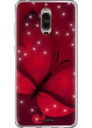Чехол на huawei mate 9 pro лунная бабочка "1663u-819-10746"