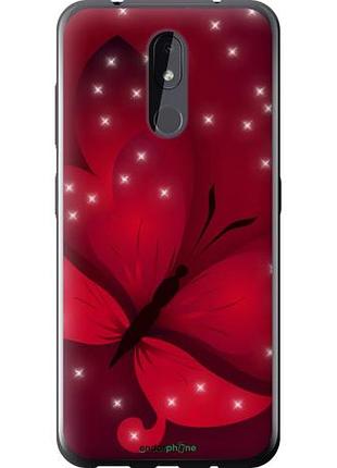 Чехол на nokia 3.2 лунная бабочка "1663u-1705-10746"