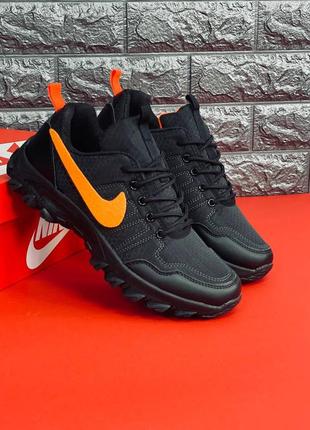 Мужские кроссовки nike черные термо кроссовки найк
