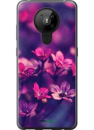 Чохол на nokia 5.3 пурпурові квіти "2719u-2102-10746"