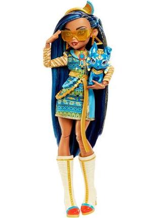 Лялька mattel монстер хай клео де ніл 2022 monster high cleo de nile posable (hhk54)2 фото