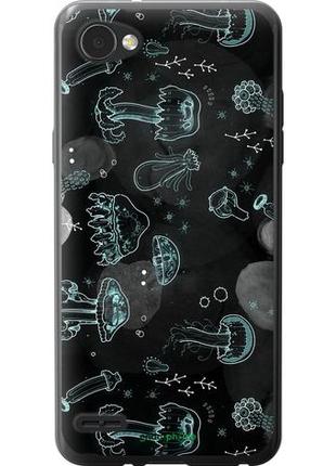 Чехол на lg q6 медузы "906u-1094-10746"