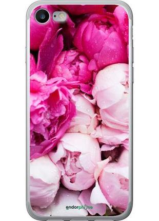 Чохол на iphone 5, 5s, se рожеві півонії "2747u-2013-10746"