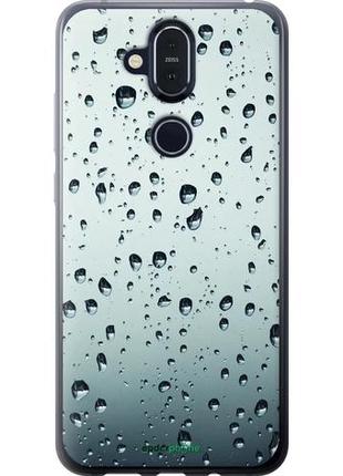 Чохол на nokia 8.1 скло в краплях "8483-1620-10746"
