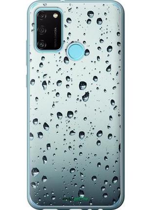 Чехол на huawei honor 9a стекло в каплях "848u-1900-10746"1 фото