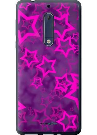 Чехол на nokia 5 звездочки "1696u-804-10746"
