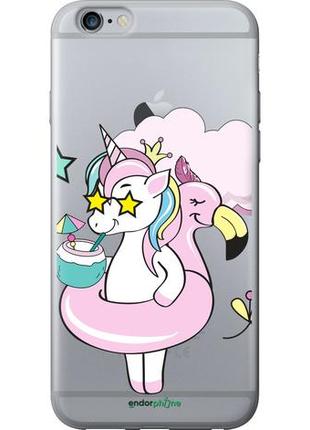 Чехол на iphone 6s plus crown unicorn "4660u-91-10746"