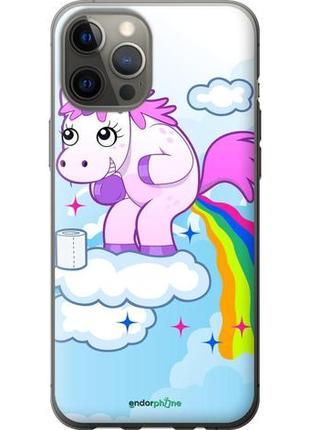 Чехол на iphone 12 pro max единорожка "3796u-2054-10746"