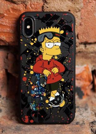 Премиум чехлы на iphone ,xiaomi , meizu ,huawei и samsung барт симпсон
