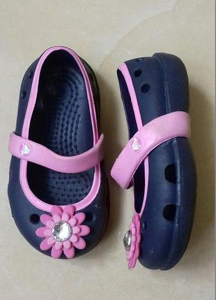 Кроксы - балетки crocs р.с4 (21) оригинал
