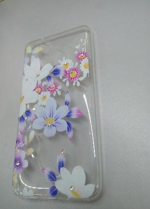 Чехол для meizu m5s стразы в цветах