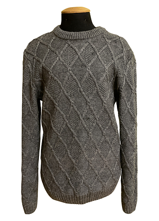 Сірий теплий светр asos, s/м 3