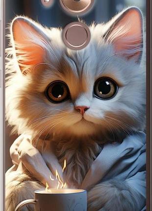 Чехол на huawei mate 8 white cat "5646u-269-10746"