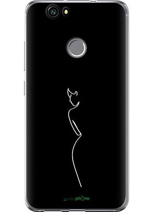 Чехол на huawei nova силуэт1 "4590u-439-10746"