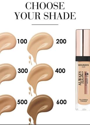 Консилер для обличчя bourjois always fabulous full coverage sculptor concealer , 11 мл2 фото