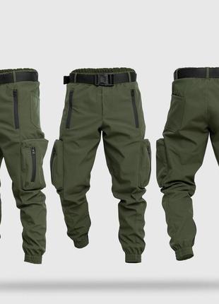 Чоловічі теплі штані хакі