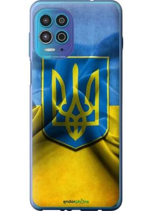 Чехол на motorola g100 флаг и герб украины 1 "375u-2359-10746"