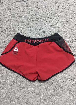 Шорты reebok crossfit, size 2 xs, полупояс резинка 28-351 фото