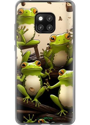 Чехол на huawei mate 20 pro жабки "5656u-1567-10746"1 фото