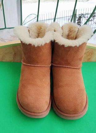 Сапоги ugg Чоботи australia mini bailey bow ii boot кожа-замша-мех