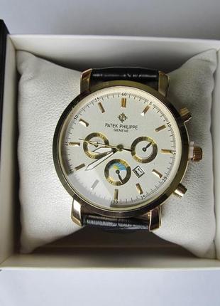 Мужские наручные часы рр с белым циферблатом ( код: ibw029o )