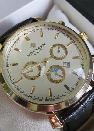 Мужские наручные часы рр с белым циферблатом ( код: ibw029o )