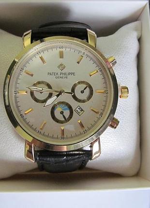 Мужские наручные часы рр с белым циферблатом ( код: ibw029o )