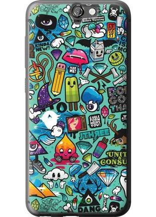 Чехол на htc one a9 стикер бомбинг 1 "693u-156-10746"