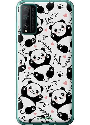 Чехол на huawei honor play 4t pro панды "4318u-1914-10746"