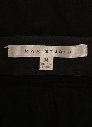 Max mara studio, трикотажная, ассиметрия, чёрная, юбка, миди, натуральная, вискоза,9 фото