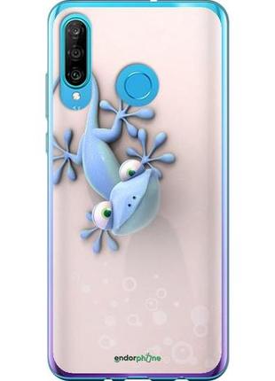 Чохол на huawei p30 lite гекончик "1094u-1651-10746"