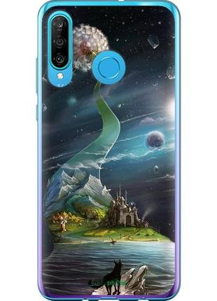 Чехол на huawei p30 lite одуванчик "2928u-1651-10746"