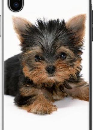 Чехол на iphone xs щенок йоркширского терьера "931u-1583-10746"1 фото
