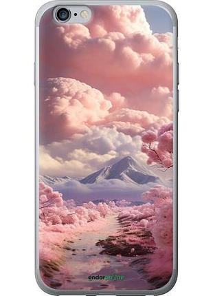 Чохол на iphone 6 plus рожеві хмари "5660u-48-10746"