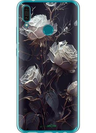 Чехол на huawei y9 2019 розы 2 "5550u-1602-10746"